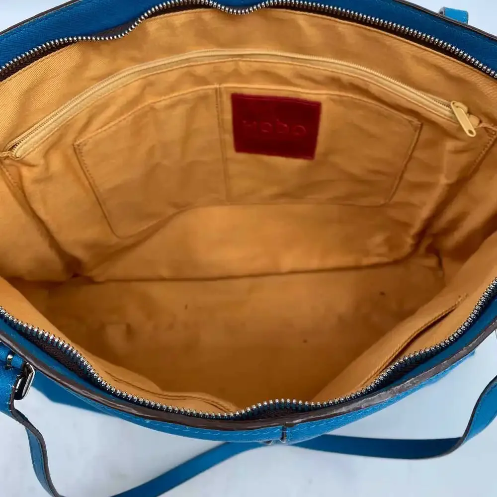 Hobo Blue Leather Shoulder Bag | OS Regular Women’s